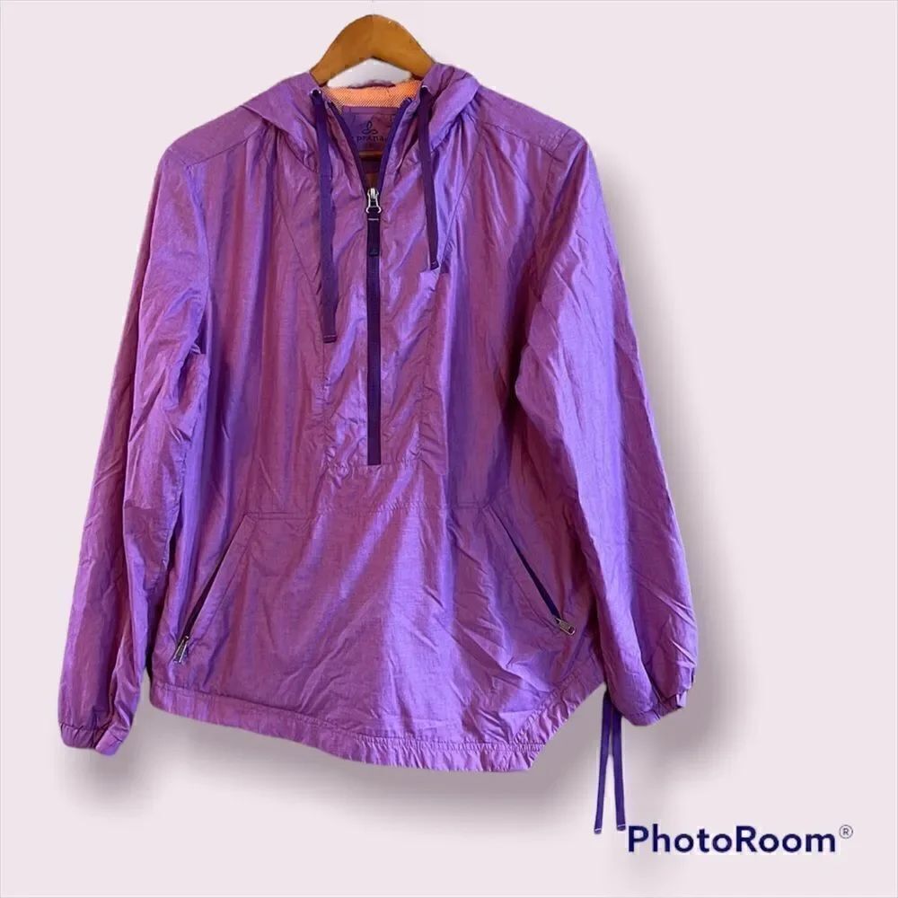 PRANA Lightweight Pullover Windbreaker Jacket
